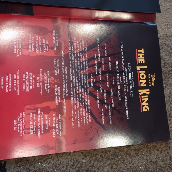Lion King musical book vintage Disney - Picture 7 of 8